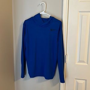 Mens Medium Dri-Fit Long Sleeve Blue